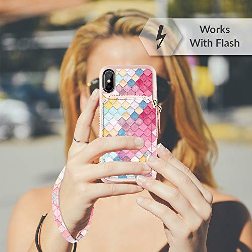 image for ZVE Case for iPhone Xs Max Case, 6.5 inch, Walllet Case with Credit Ca