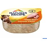 Nature's Recipe Grain Free Chicken Recipe in Savory Broth Wet Dog Food, 2.75 oz. Cup, 12 Count