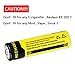 HeCloud 4 x 3.7V Li-ion 6000mAh 18650 Battery Rechargeable Batteries with 2x Dual Charger for Outdoor LED Flashlight
