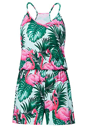 flamingo romper womens
