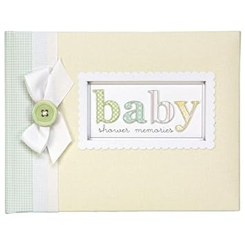 Amazon Com C R Gibson Baby Keepsake Book Baby Shower Baby