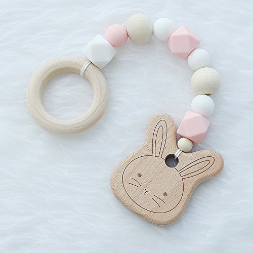 Wall of Dragon Baby Rattle Toys Animal Wooden Rattle Ring Natural Wood Beads Play Gym Toy Stroller Toys Hanging Mobile Crib Newborn Infant Gift