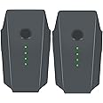 Artman Mavic Pro Battery, 11.4V 3830mAh Intelligent Flight Replacement Battery 2 Pack for DJI Mavic Pro, Platinum, Alpine White