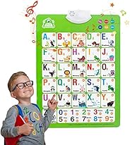 Gentle Monster Interactive Alphabet Talking Poster ABC & 123 & Music - Electronic Educational Toys for
