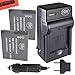 BM Premium 2-Pack of DMW-BCL7 Batteries and Battery Charger for Panasonic Lumix DMC-SZ3, DMC-SZ8, DMC-SZ10, DMC-XS1, DMC-FH10, DMC-F5 Digital Camera