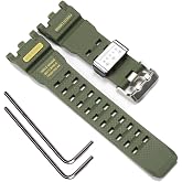Resin Watch Strap Compatible with Casio GWG-2000 Mudmaster Men's Waterproof Replacement Bracelet Watchband