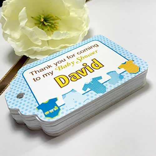 Baby Shower Cloths party favors gift Hang tags SET of 35