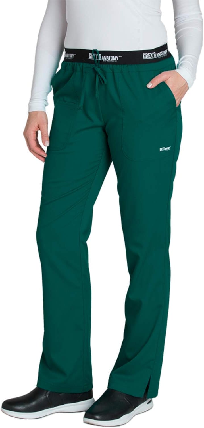 Grey's Anatomy Active 3 Pocket Pant for Women – Modern Fit Medical Scrub Pant: Clothing