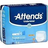 Attends Underwear Extra Absorbency, Attends Prtv Undwr Xtra Sz Xl, (1 CASE, 56 EACH)