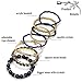 FINREZIO 3 Sets Bohemian Beaded Bracelets for Women Multilayer Stretch Stackable Bracelet Set Multicolor Jewelry