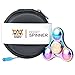 Tri Spinner Fidget Toy, Rainbow Alloy High Speed Hand Finger Spinner for Releasing Anxiety Stress ADHD