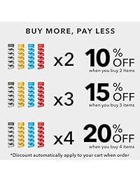 ATOLL - Protector de cable (4 unidades)