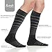 Pembrook Light Compression Socks for Men - 6 Pairs | 8-15 mmHg Cotton Compression Socks Men | Polkadots, Stripes, Argyle, Grey, Black Compression Sock | Support Socks