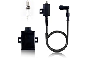 AYIDDUE Ignition Coil CDI Box Spark Plug For Kawasaki Bayou 220 KLF220 1996-2002 Bayou 250 KLF250 2003-2011 21121-1160 21119-1457