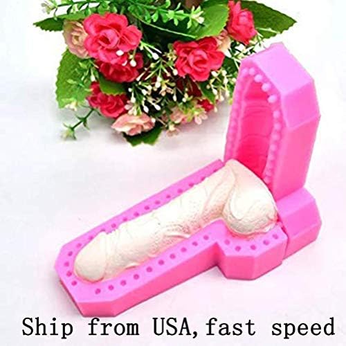 1 Pack Cute Fun New Shaped Large Silicone Cake Soap Chocolate Jelly Candy Mold Ice Cube Tray for Party Tool Set