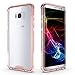 PEYOU Galaxy S8 Plus Case, Protective Clear Case Hard Back PC Cover Anti-Scratch Reinforced Corner Protection Bumper Case for Samsung Galaxy S8 Plus (2017)- Rose Gold