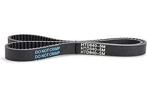 HTD Closed Loop Belts 840-5M-15, C=840mm, Timing Belts, Width 12/20/30mm, Rubber Belts 168T, CNC Belts (Length : 840-5M, Widt