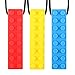 Chew Necklace For Boys and Girls (3-Pack) - Chewy Sensory Chewing Necklace for Autism ADHD Oral Motor Biting Teething - Chewelry Chew Brick by Solace
