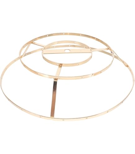 10 Inch Nickel Plated Brass Shade Ring Holder For Rayo & Central Draft Burners