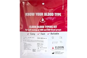 RIGHT FOR YOUR TYPE Original Home Blood Typing Kit - New Package + Improved Lancet (1 kit)