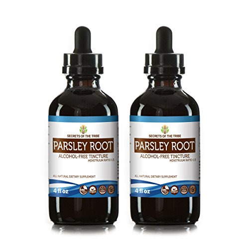 image for Secrets of the Tribe Parsley Root Tincture Alcohol-FREE Extract, Organ