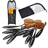 Prime Deal of The Day 2016 Professional 10 Pcs Soft Oval Toothbrush Makeup Brush Sets Foundation Brushes Cream Contour Powder Blush Concealer Brush Makeup Cosmetics Tool Set