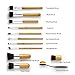 Makeup Brush Set 12 Pieces Cosmetic Tools Professional Face Eyeliner Blush Contour Foundation Cosmetic Brush Kit for Powder Liquid Cream