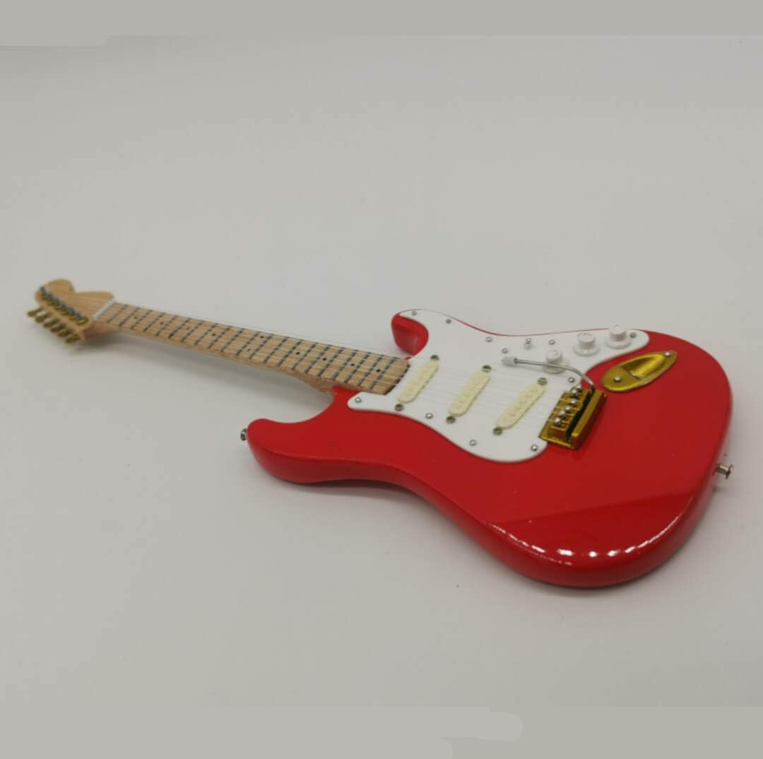 Axman Hank Marvin (The Shadows) Miniature Guitar Replica, Music Gifts, Handmade Ornamental 1/4 Scale, Includes a Display Box - Image 5