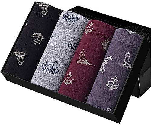 Men's Printed Boxers Bamboo Underwear Cueca Boxer Modal Trunks Cuecas Underware