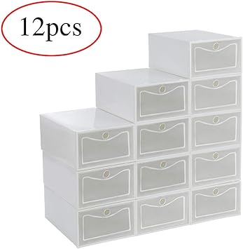 transparent collapsible shoe box