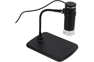 Digital Microscope, USB Electric Microscope, 3 in 1 50-1000X Multi Purpose Phone Microscope Magnifier with 8 LED Lights & Sma