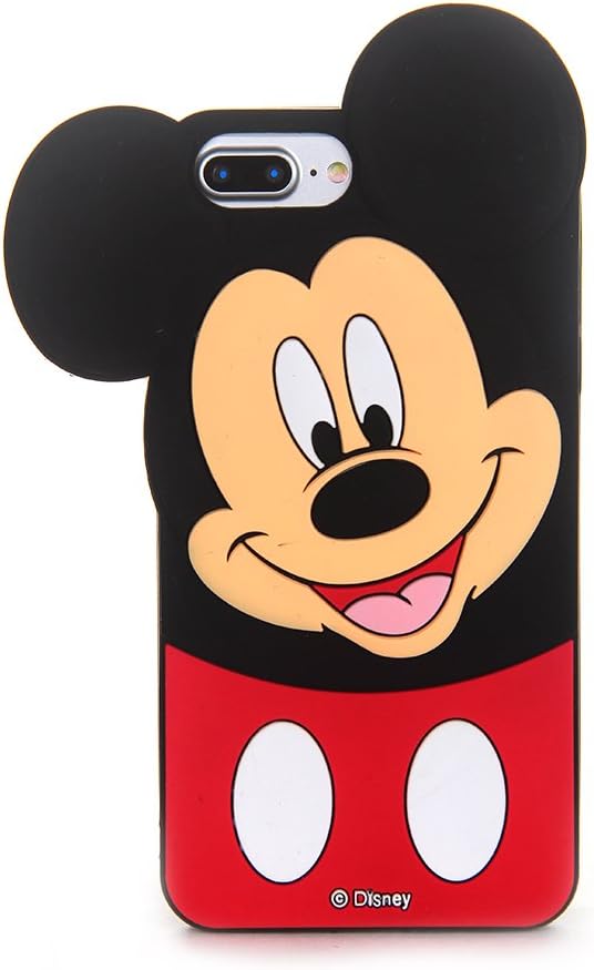 CHOCOCASE 3D Mouse Case for iPhone 7 Plus 7+ 5.5" Screen Soft Silicone Material Bump Resistant 3D Cartoon Cute High Fashion Stylish Kids Teens Girls Women Protective