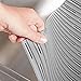 mDesign Kitchen Sink Protector Mat Pad Set, Quick Draining - Use In Sinks to Protect Surfaces and Dishes - Ribbed Pattern - Includes 1 Sink Saddle, 1 Sink Mat - Set of 2, Silicone, Gray