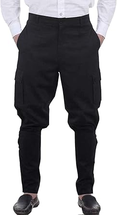 mens white tapered trousers