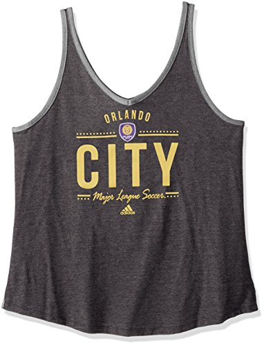Mls orlando city adult women honeycomb lines v-neck tan…