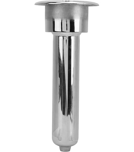 2 in 1 Boat Fishing Rod Cup Holder Stainless Steel Strong Structure 280mm Round Top Cup Holder for Yacht Ship (0 Degrees) : Sports & Outdoors