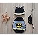 CX-Queen® Baby Boy Crochet Batman Mask&Hat&Cape Set Party Costume Photo Prop
