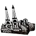 Winterworm One Pair Vintage Fashion European Architecture Style Thickening Iron Library School Office Home Study Metal Bookends Book End (Paris Eiffel Tower)