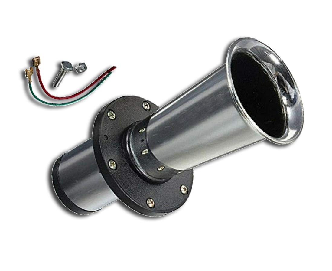 12V CHROME 110 DB OOO-GAH HORN CAR VAN PICKUP TRUCK LORRY CAMPER MOTORHOME ATV BIKE WAGON TRACTOR UNIVERSAL RETRO CUSTOM PROJECT TUNING VINTAGE