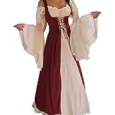 Abaowedding Womens's Medieval Renaissance Costume Cosplay Over Dress