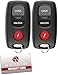 KeylessOption Keyless Entry Remote Control Car Key Fob Clicker for Mazda MPV G8D-325A-A (Pack of 2)