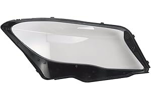 Car Headlight Lens Cover, Compatible for Mercedes. W156 GLA200 250 260 2015-2019,Lampshade Shell(Left)(Right)