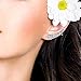 Ear Crawler Earring Climber Ear Cuff Pin Vine Wrap Stud Angel Wings CZ Crystal Rhinestone Clip On Jewelry