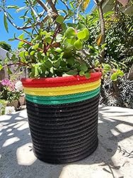 FREESPIRAL - Reggae Rope Basket for Single
