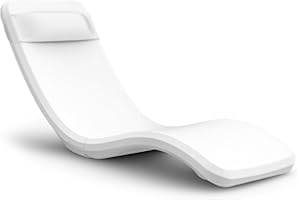 GoSports Coast Modern in Pool Lounge Chair - Waterproof & Weighted Chaise Lounger - Outdoor Pool Furniture for Patio or in Baja Shelf