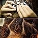 Amariver 200 Pieces Brown Bobby Pins U Shape Hair Pins Bun Hair Clips for Women and Girls with Transparent Storage Box (Brown)