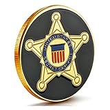 Secret Service Challenge Coin Collection - Gold Plated Challenge Coin, Stunning Detailing