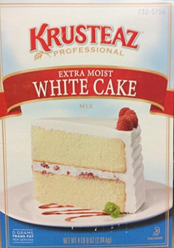 Krusteaz Extra Moist WHITE Cake Mix 72oz. (4-Pack)