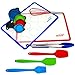 [Best Value] 11 Pcs Silicone Baking Set All BPA-Free 2 Silicone Baking Mats Silicone Spatula Set + Brush + Whisk + 4 Collapsible Silicone Measuring Cups + Stainless Steel Tongs w/ Silicone Tips