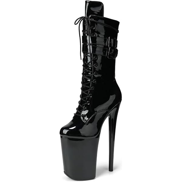 WUXIN H&P Pole Dance Stiefel – 22,9 Cm Absatz – Plateau 13 Cm – Für Damen